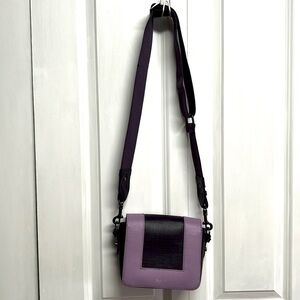 Botkier Two-Tone Purple Crossbody Shoulder Bag